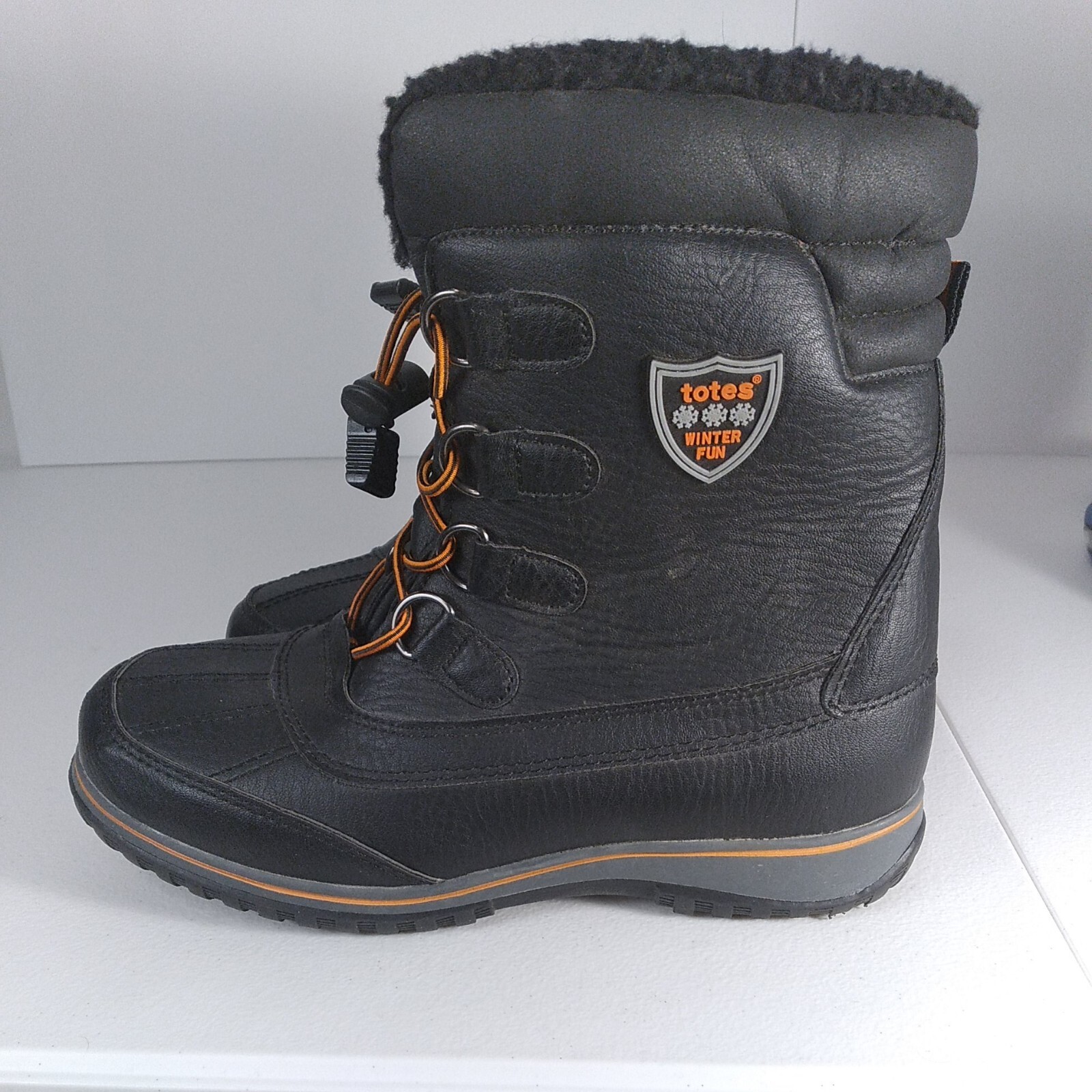 Weather Protectors by Totes Blaine Men's Size 5 M Bla… Gem