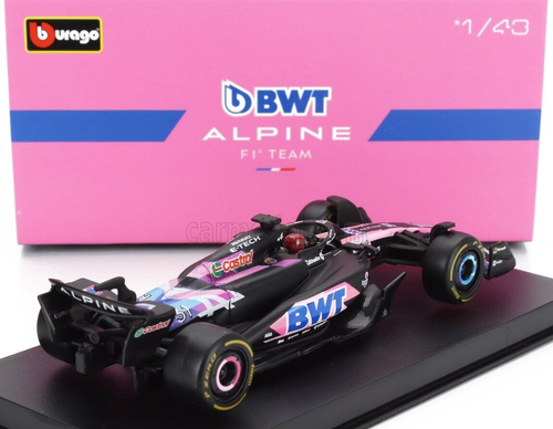 BURAGO 1:43 MODELLINO AUTO FORMULA 1 BWT ALPINE A524 E. OCON #31 F1 2024 DIECAST - Picture 2 of 10