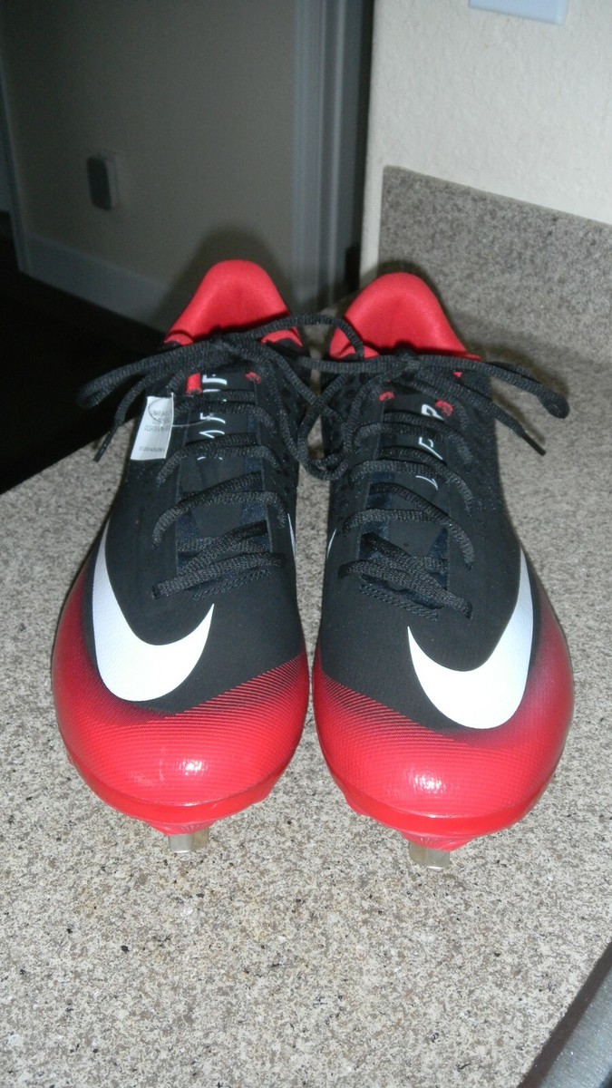 Nike Lunar Vapor Ultrafly Elite 2 Baseball Cleats Black and