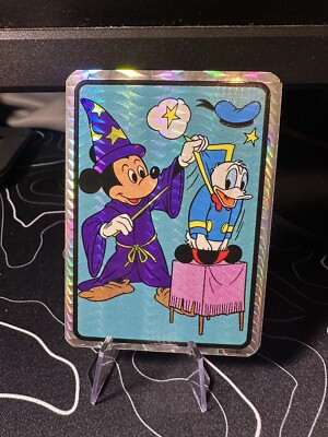   Vintage Disney Vending Machine Prism Sticker   - Mickey Mouse And Donald
