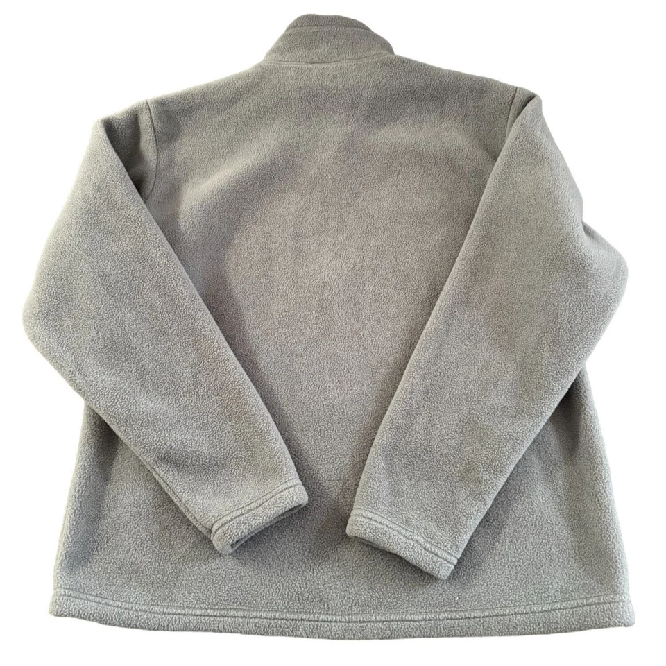 REI SUDADERA POLAR CREMALLERA COMPLETA CUELLO SENDERISMO GRIS CLARO HOMBRE GRANDE | T1 Foto 2 de 4