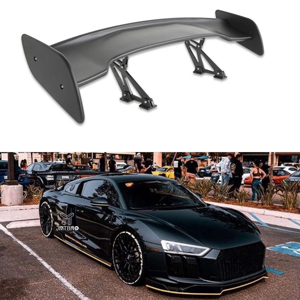 46"Matte Black Rear Car Spoiler Wing GT Style Adjustable For Audi R8 Convertible