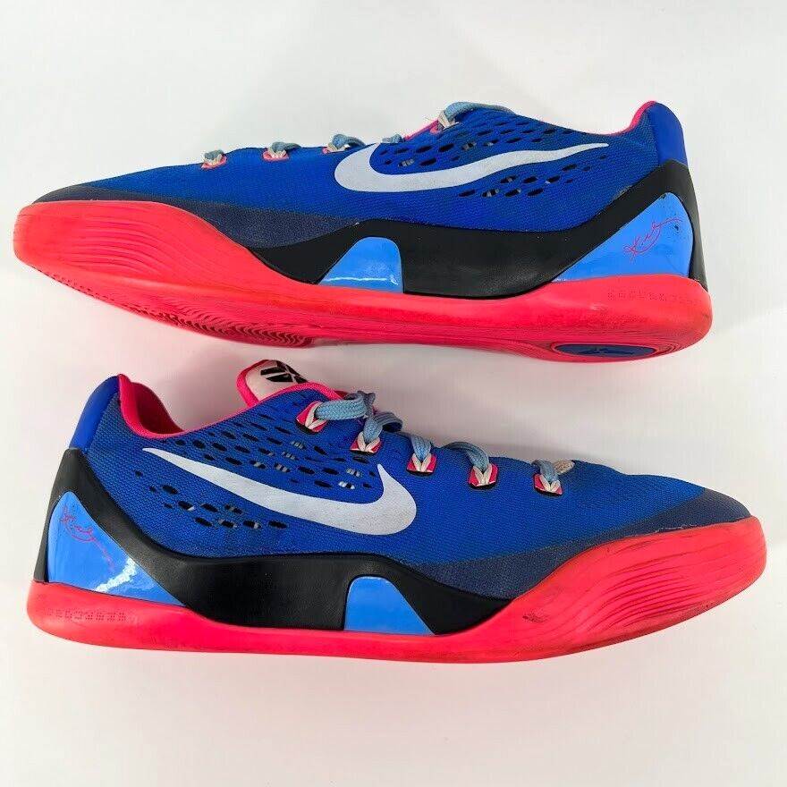 Nike Youth GS Kobe 9 EM Hyper Pink Cobalt Blue Sneakers (653593-600), Size  6.5Y