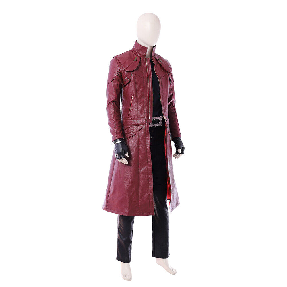  Devil May Cry Dante Cosplay Costume DMC 5 Deluxe Leather Full  Set : Clothing, Shoes & Jewelry