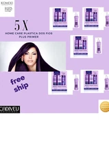 5 x Kits Cadiveu Plastica dos fios Shampoo + Conditioner + Liso Magico + primer