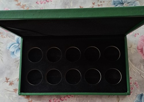 1 Stück Etui für 10 China Panda Münzen Ø 40 mm leere Box No Coin ! NEU - Bild 2 von 2