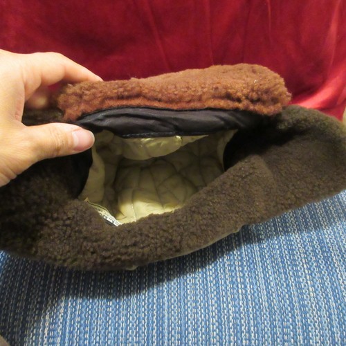 LL Bean Trooper Hat Brown Kids Large USA Vintage - Picture 2 of 10