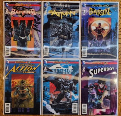 New 52 Futures End DC Comics One-Shot Lot of 6 Lenticular NM~Batwing, Batman, et
