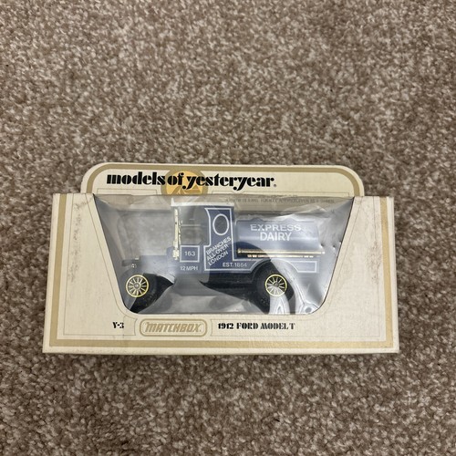 Matchbox Modelli Di Un Tempo 1912 Ford Modello T Express Dairy Made 1978 Vintage - Foto 23 di 24