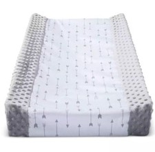 Cloud Island Gray Arrow Wipeable Changing Pad Cover White NEW BABY NURSERY