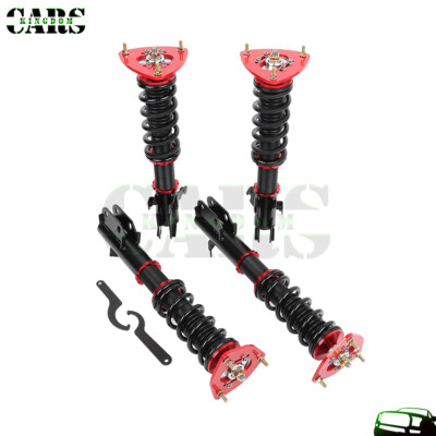 Fits 2002-2007 Impreza WRX GDA Coilovers Suspension Adj Height Shocks Absorbers