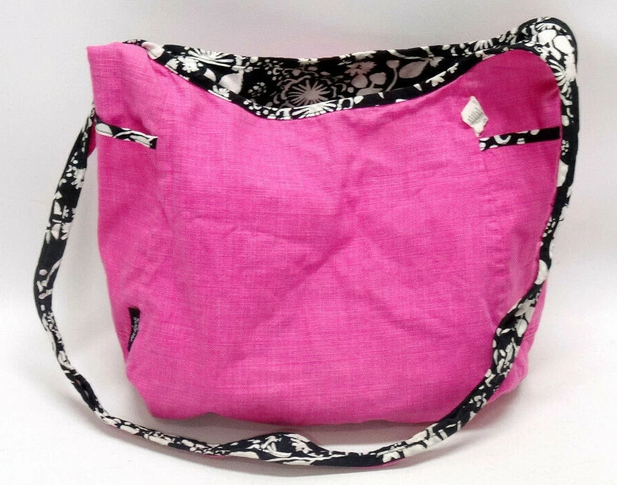 THIRTY-ONE INSIDE OUT TRAVEL TOTE ~ RETIRED ~ BRUSHSTROKES BLACK, WHITE,  PINK | eBay