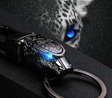 Black Alloy Metal Car Key Chain for Jaguar XF XJ XK F-TYPE F-PACE XJL XE