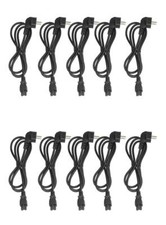 10x Mickey Mouse Kaltgerätekabel Monitor Netzkabel PC Stromkabel Schuko Stecker 