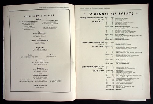 San Francisco Horsemen's Association CA Souvenir Program 1947 Horse Equestrian - Picture 6 of 11