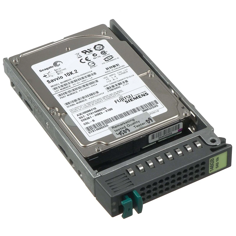 FSC SAS-Festplatte 146GB 10k SAS SFF PRIMERGY BX630S2 - S26361-H983-V100