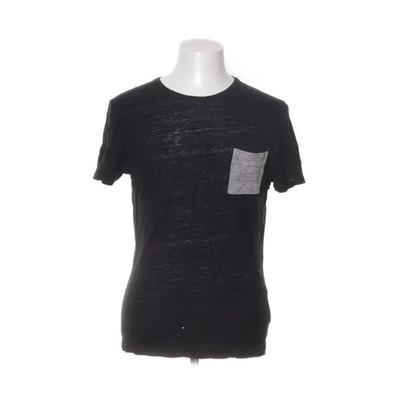 Eleven Paris, T-shirt, Größe: L, Schwarz, Leinen, Print, Herren #egK