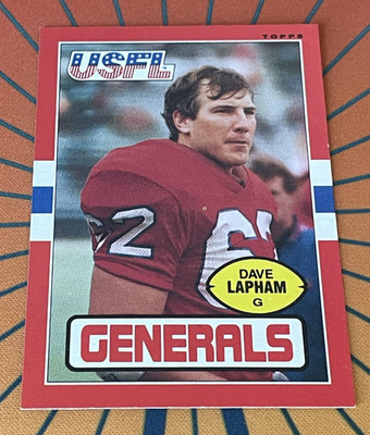 1985 Topps USFL - Dave Lapham - #83