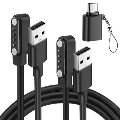 2-Pack USB & USB-C Charger for PLAUD Note Ai/Note Pro AI Voice Recorder Charger,