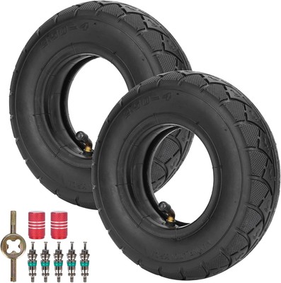 RUTU 2 Pack 2.50-4'' 8.5'' Replacement Tire + Inner Tube 2.5/2.8-4 Tire+Tube 