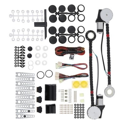 New Universal Electric Power Window Lift Regulator Conversion Kit with Switches