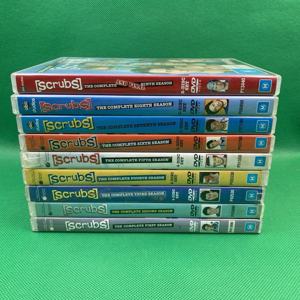 Scrubs : Complete Series - Season 1 2 3 4 5 6 7 8 9 DVD Region 4 - TV Comedy - image 2 of 4