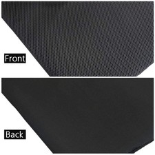 Black Speaker Grill Cloth Mesh Repair Fabric - 55x20 in