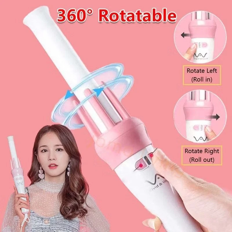 Automatic Iron Ceramic Hair Curler  Styling - Image 4 of 4