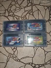 Megaman 4 Games Zero 1 2 3 & 4  Mega man Game Boy Gameboy Advance GBA Cartridge