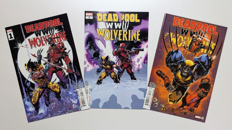 Deadpool Wolverine WWIII #1-3 (Marvel Comics) Set 1st Print Near Mint