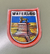 Vintage Waterloo Travel Patch Souvenir 1970s