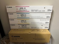 Canon GPR-31 Toner Cartridge Set - Black/Cyan/Magenta/Yellow and Waste Toner