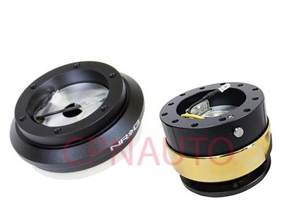 NRG Short Hub Steering Wheel + 2.0 Quick Release Adapter For 97-01 Prelude