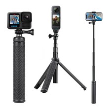 3in1 Aluminum Waterproof Selfie Stick for GoPro Hero 13 12 11 10 9 8 7 6 5 4,...