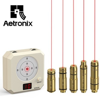 Dry fire laser trainer + 3-ring electronic target   great value combo