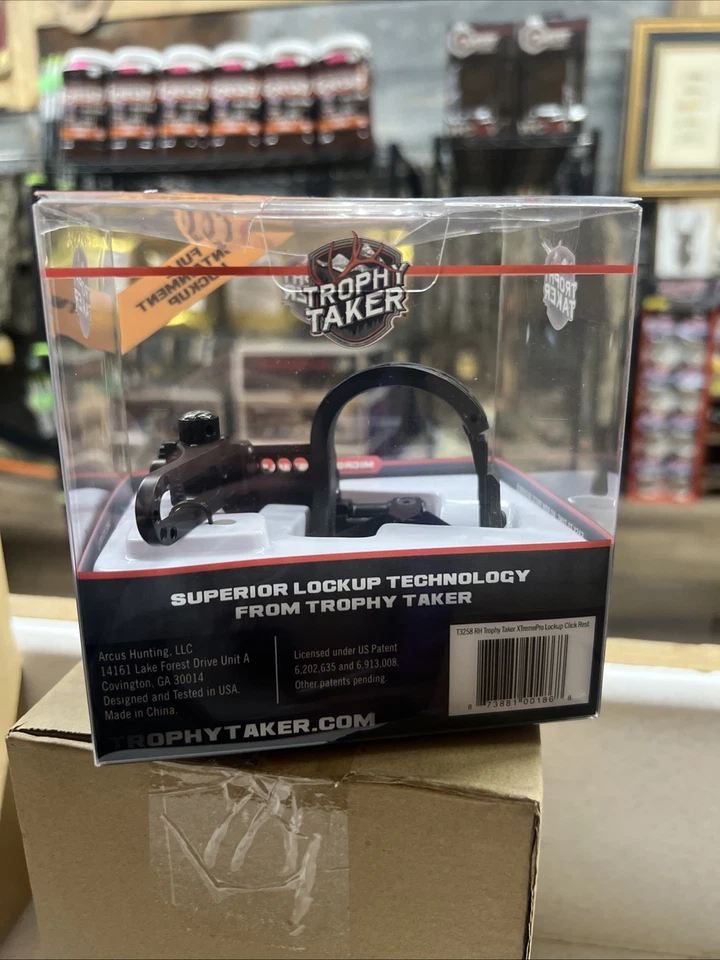 Trophy Taker X-Treme Pro Lockup Click Rest Black Right Hand (Micro Adjustable) - Image 3 of 4