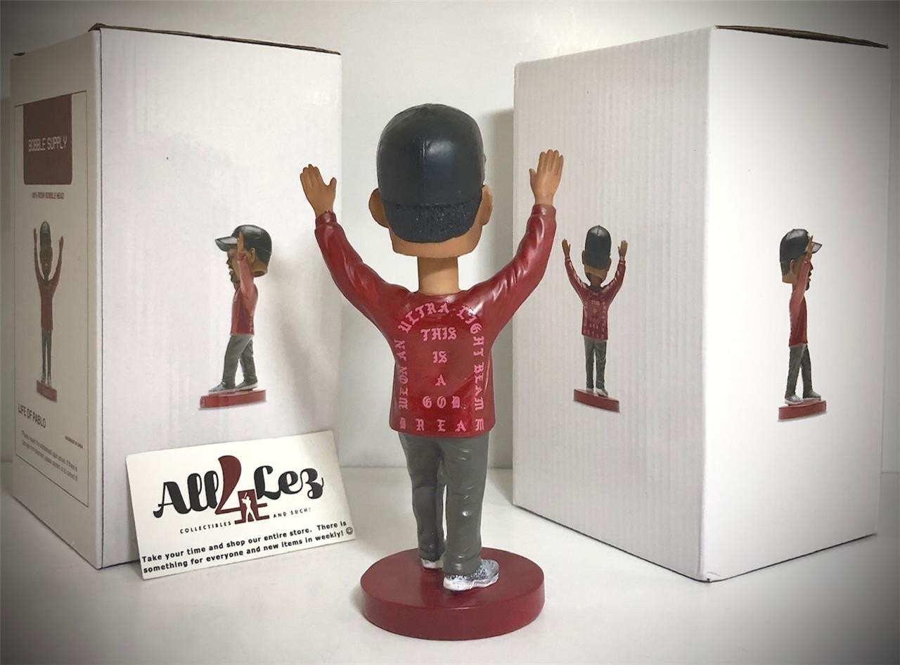 2020 KANYE WEST YEEZUS ALBUM LIFE OF PABLO BOBBLEHEAD "YEEZY" ~ NIB thumbnail 2