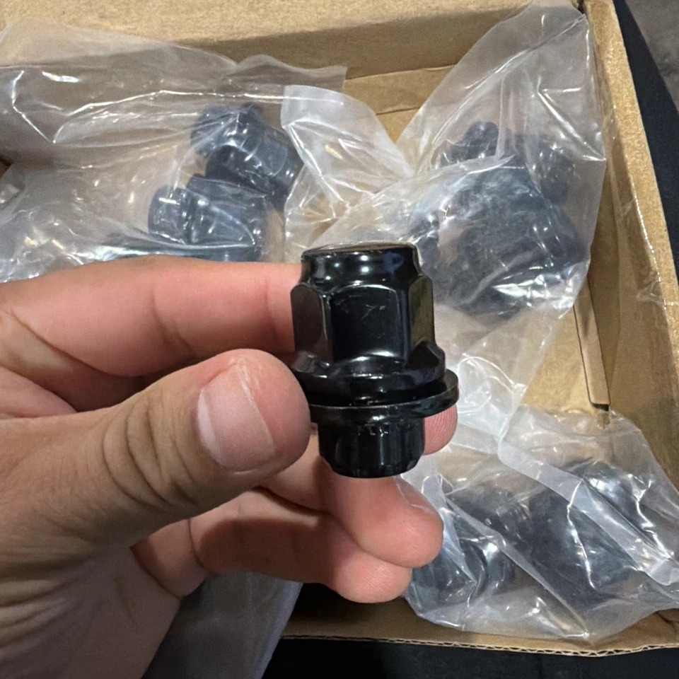 Bloqueo de rueda de asiento Mag negro Lexus OEM 20 piezas M12x1,5 apto para ES/GS/NX/RC/RX y más Foto 2 de 4