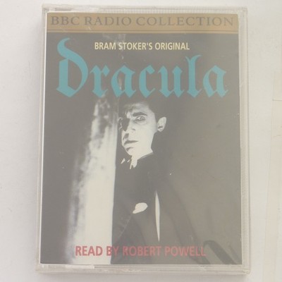 Bram Stoker Dracula read by Robert Powell Cassette 1992 NEW BBC Bela Lugosi Art