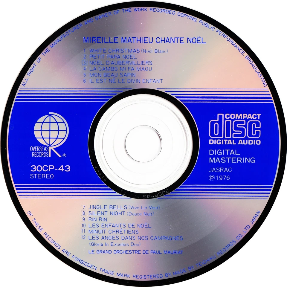 ''MIREILLE MATHIEU CHANTE NOEL'' Very rare Japan CD Unique cover 20Pages Booklet - Image 4 of 4