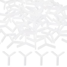 1/16" 1.5 mm Tile Spacers300 Pcs Y Type Plastic Spacers, White