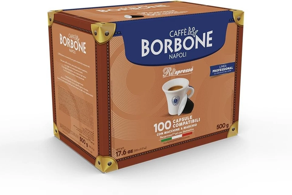 Caffe Borbone Nespresso Compatible Capsules 100x Gold Blend Italian Espresso - Immagine 4 di 4