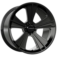 Vision V327 Missile 20x11 5x115 +27mm Black/Milled Wheel Rim 20" Inch