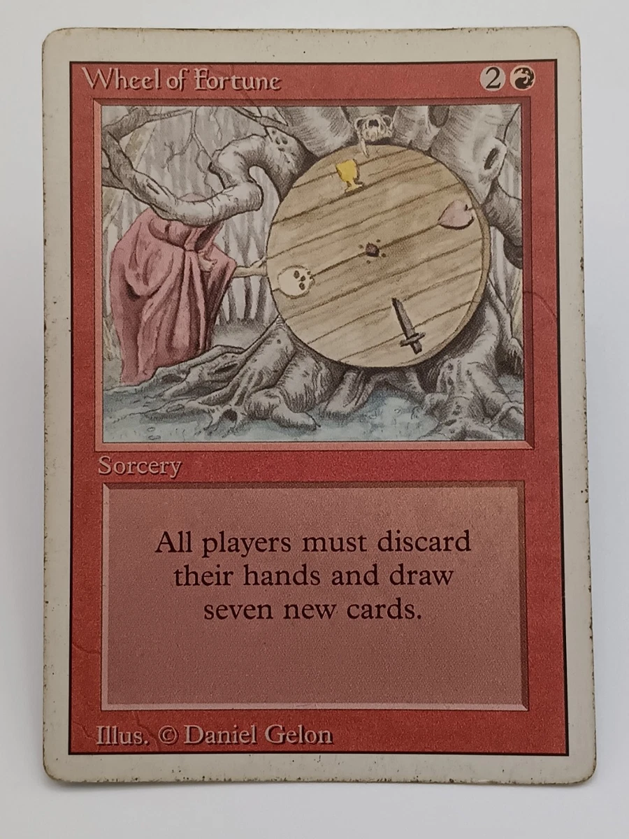 Wheel Of Fortune In Individual Magic: The Gathering Cards for sale