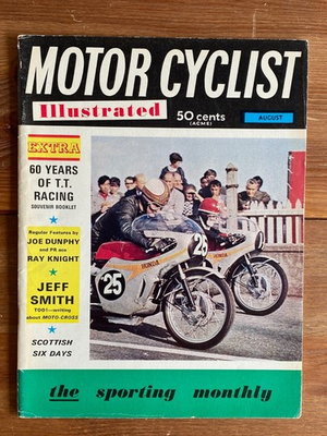 #ad #ad Isle of Man TT Racing Motor Cyclist Illustrated Aug 1967 Honda GP $25.00