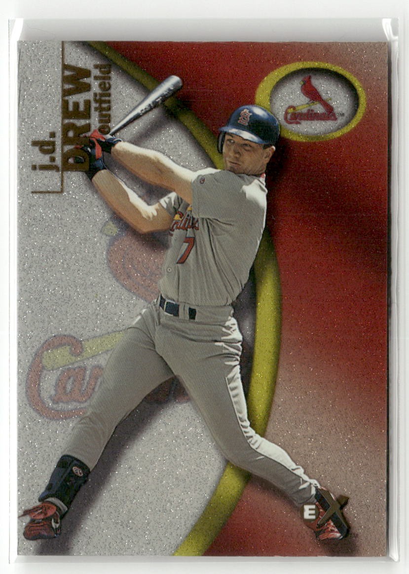 2001 Fleer E-X #55 J.D. Drew