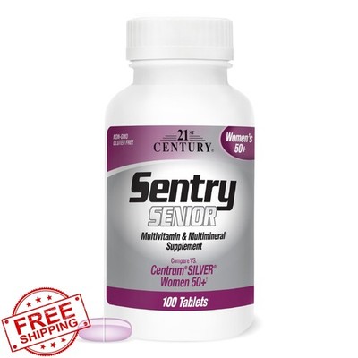21st Century Sentry Senior Women 50 Plus Tablets 100 Count
