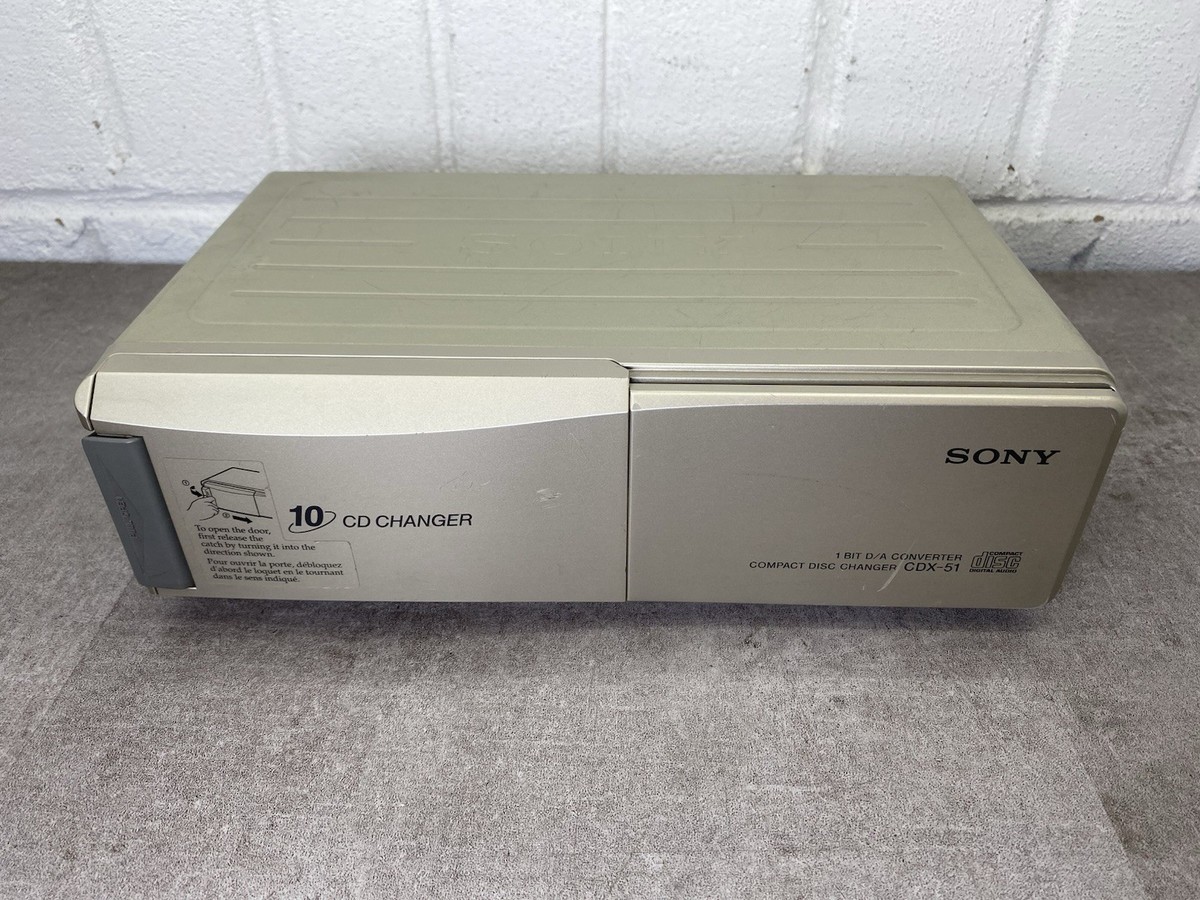 Sony CDX-51 In Car 10 Disc CD Changer. Tested Working .NO CABLE | eBay