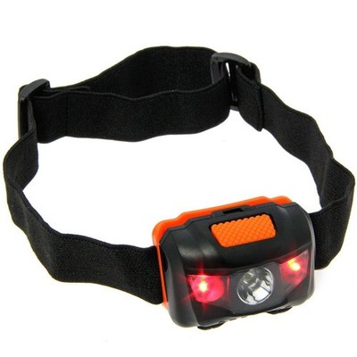 LED-Headlightt weißem und rotem Licht (100 Lumen)