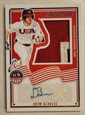 2025 Panini USA Stars & Stripes Drew Burress Patch Prime Auto 10/10 (Mock Top 5)